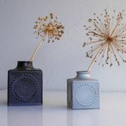 Mid-century Scandinavian modern art pottery vases in ceramic by Göran Andersson for Upsala Ekeby, Sweden, 1970s, set of 2