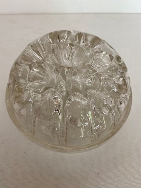 Vase pique fleurs verre reims made in France