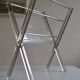 Modernist magazine holder Pop Space age smoked plexiglass vintage 70s