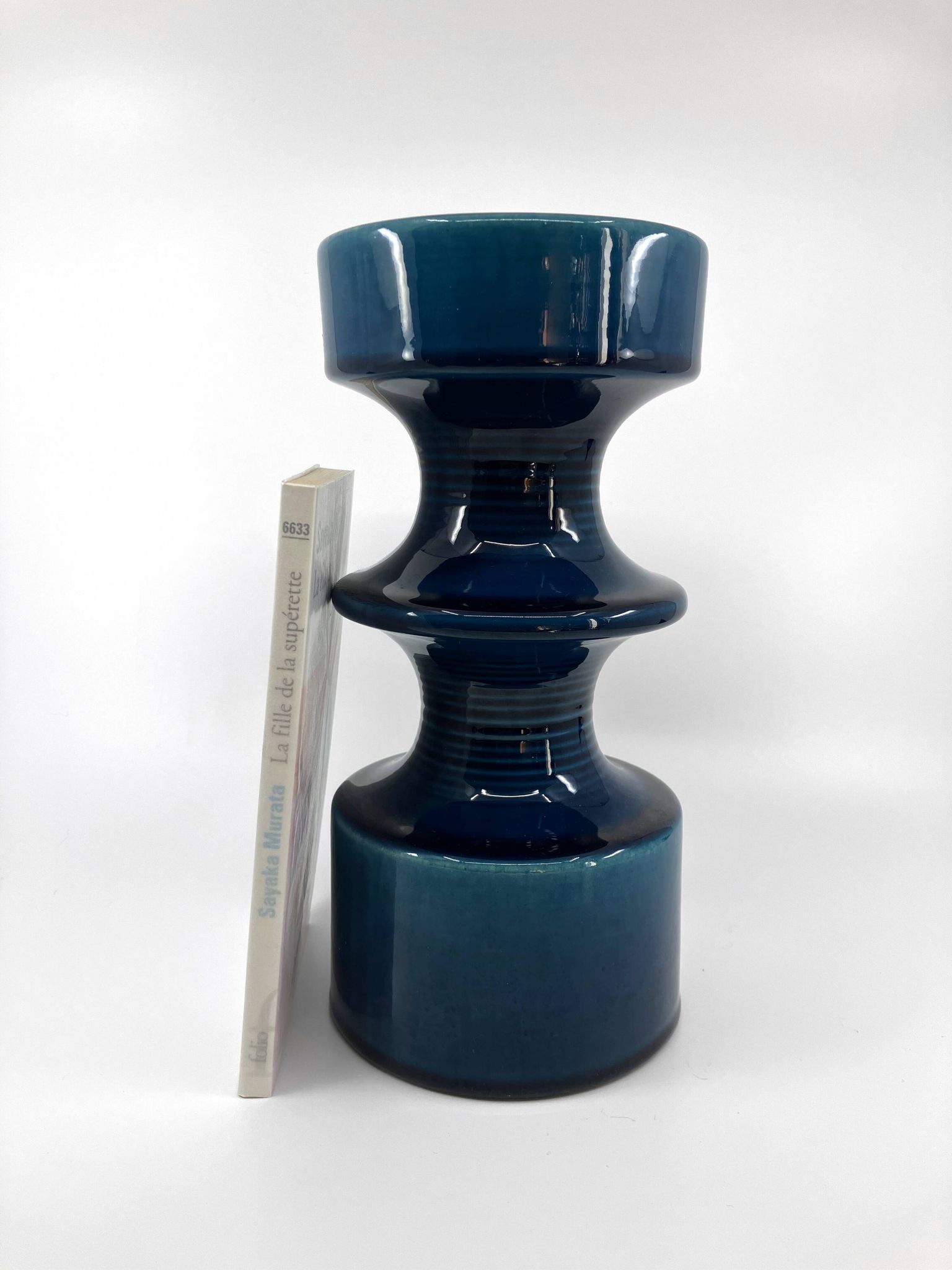 Grand bougeoir en céramique Steuler • Design Cari Zalloni • Circa 60-70