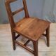 Rustic wooden chair