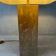 Vintage travertine table lamp