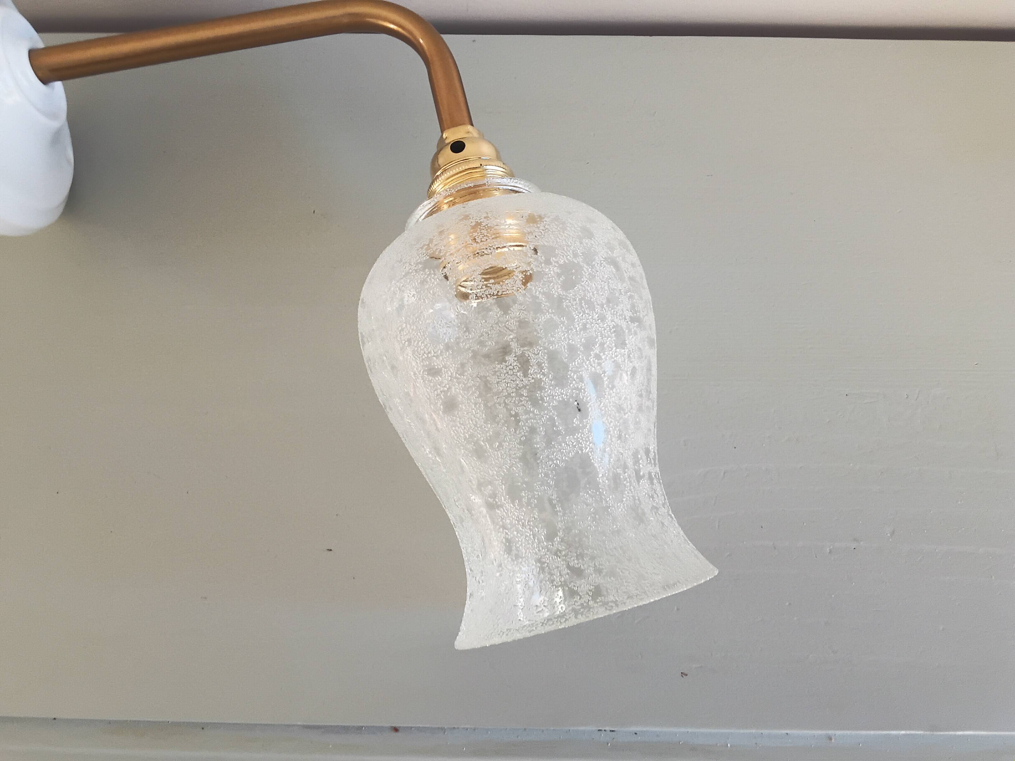 Set of two vintage wall sconces.