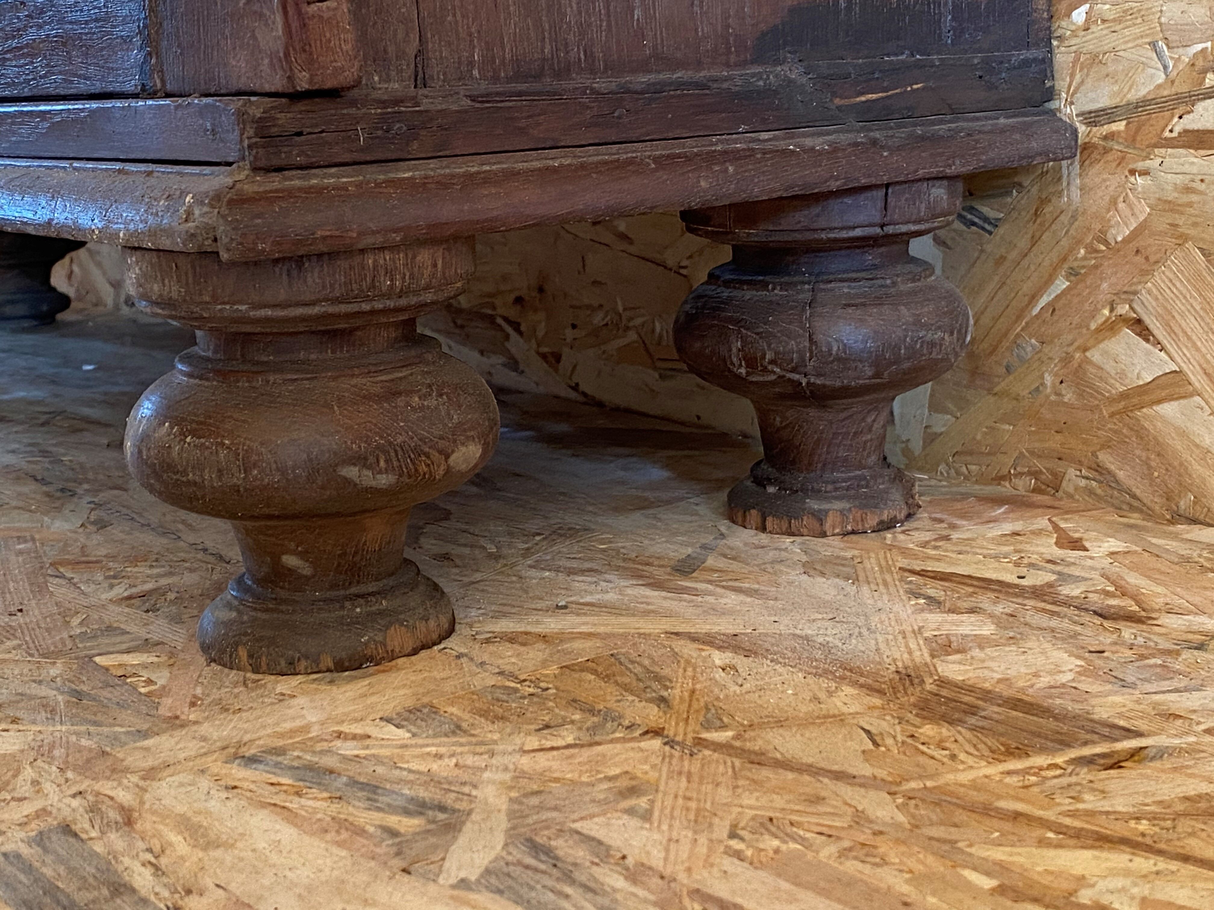 Double glazed wardrobe in old teak