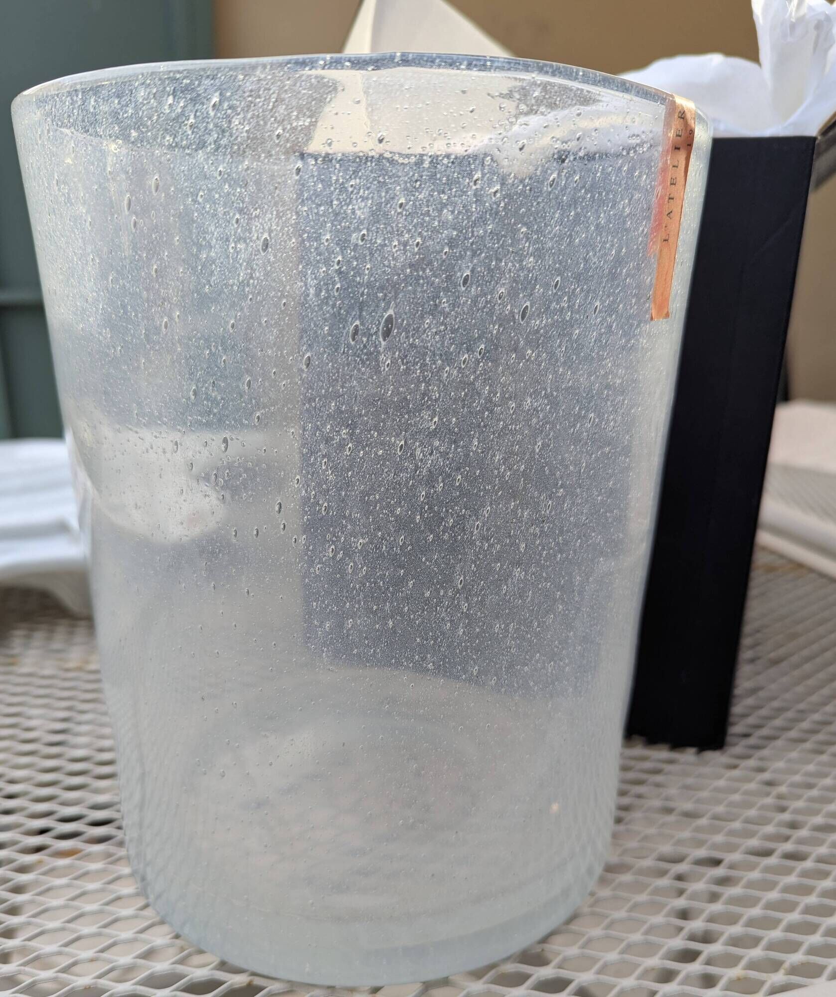 Champagne bucket "Bulles & Bulles" L'Atelier du Vin - As good as new with box