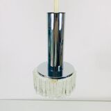 Hanging lamp in chrome and bubble glass 1970 Germany