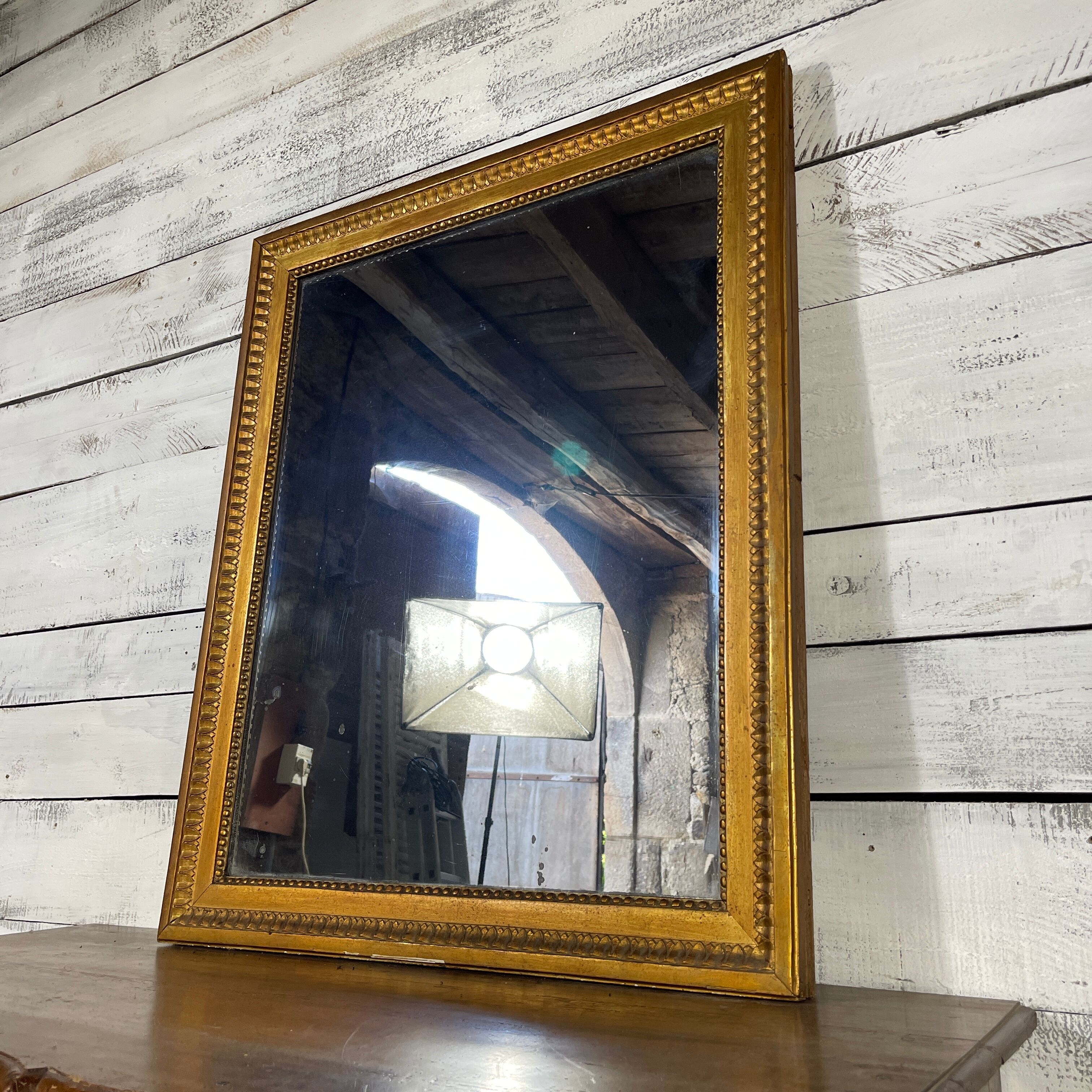 Old golden mirror 97 x 80