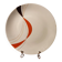 Large flat round plate design 70s Winterling Marktleuthen Bavaria