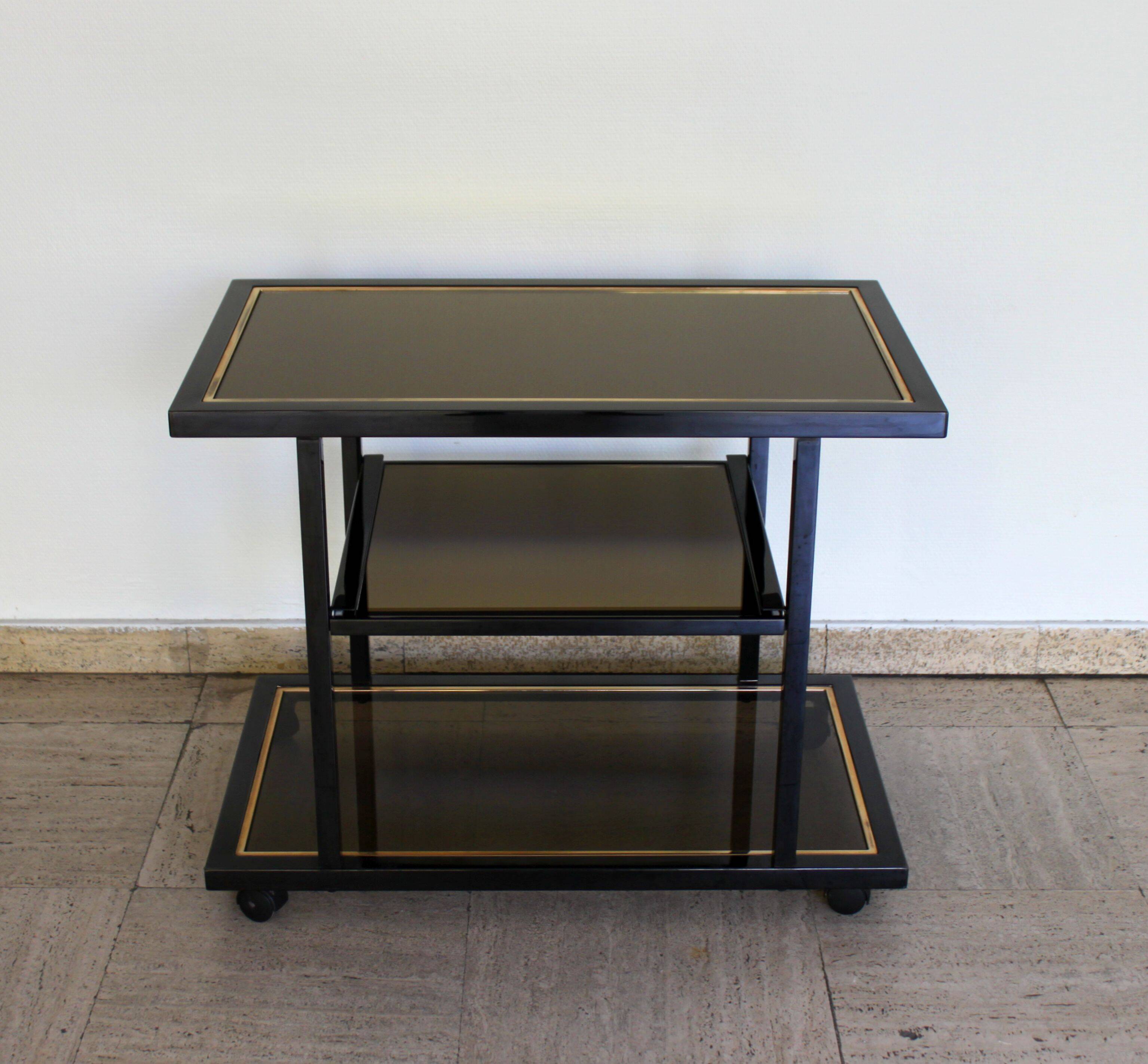 Belgo Chrom bar cart by Roger Vanhevel, 70's.