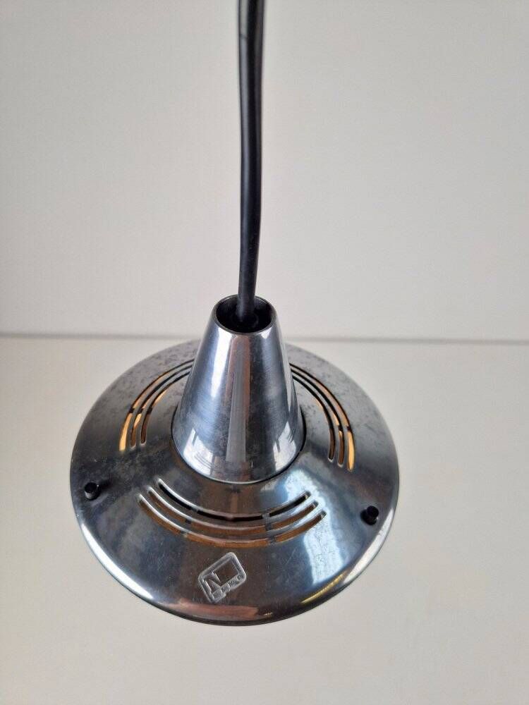 Postmodern Ursa Minor Pendant Lamp in Aluminum by Vico Magistretti for Nemo, Italy, 1990s