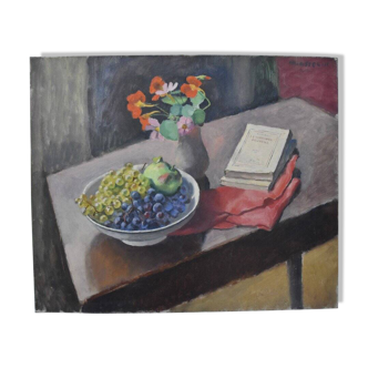 Maurice Asselin (1882-1947) Still Life with Pastoral Symphony, Oil on Canvas Signed