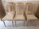 6 chaises cannées art déco rénovées