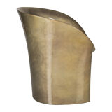 Gold Metallic Moon Armchair by Tokujin Yoshika for Moroso