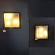 ARTELUCE square wall light in Murano glass and metal from the 70s/80s
