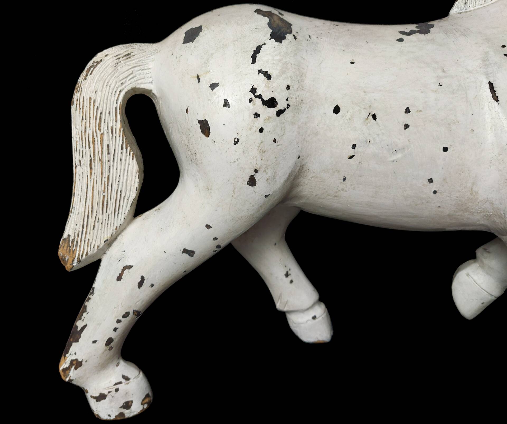 Carved wooden horse – Folk Art