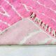 Handmade pink Atlas Berber rug
