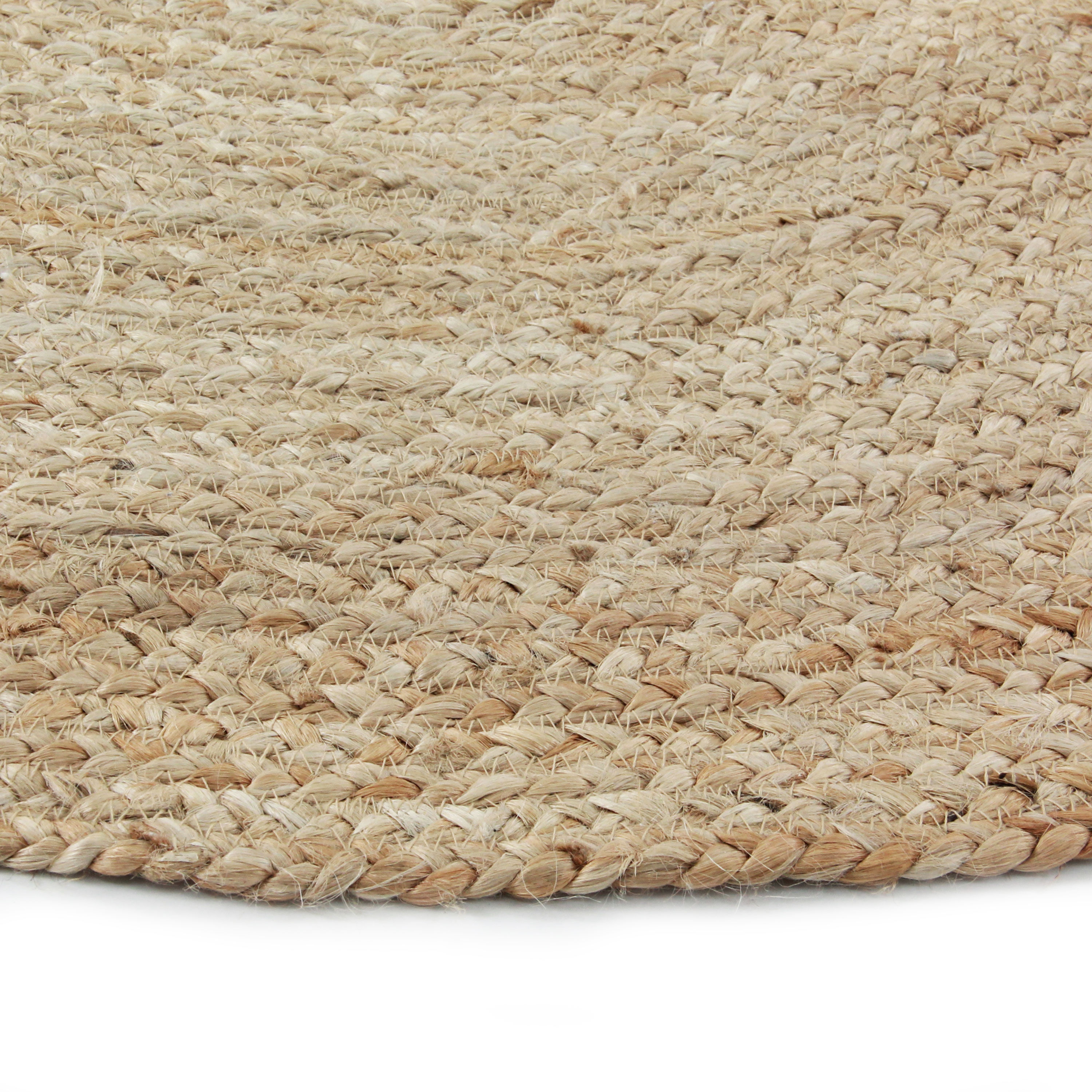 Round carpet in jute 90 cm