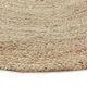 Round carpet in jute 90 cm