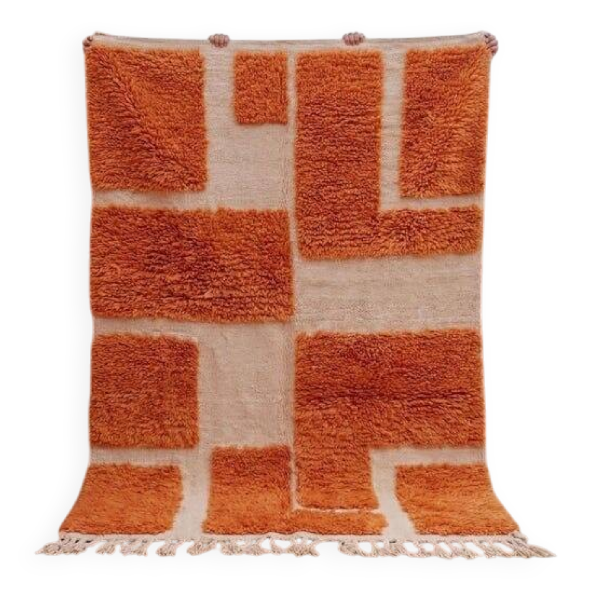 Handmade pure wool rug, traditional, 150x250 cm.