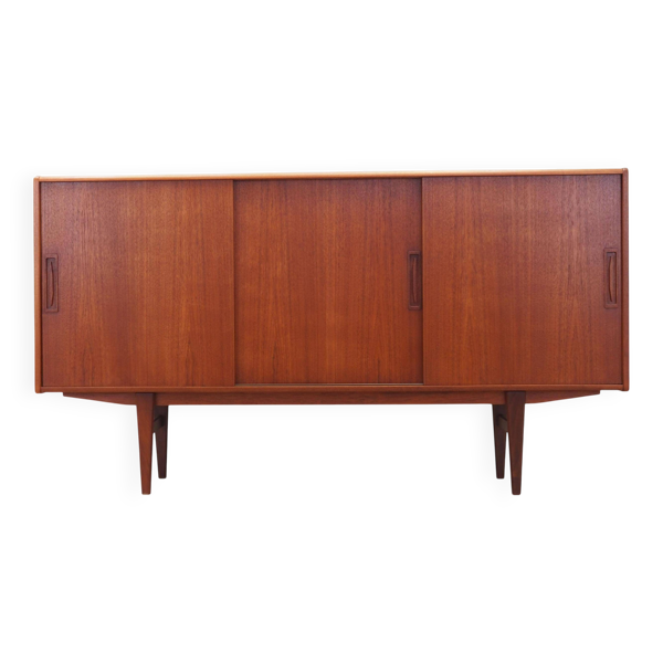 Enfilade en teck, design danois, années 1960, production : Danemark