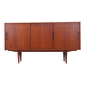 Teak highboard, Danish design, 1960s, production: Denmark