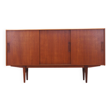 Teak highboard, Danish design, 1960s, production: Denmark