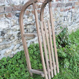 Old wooden children's toboggan davos