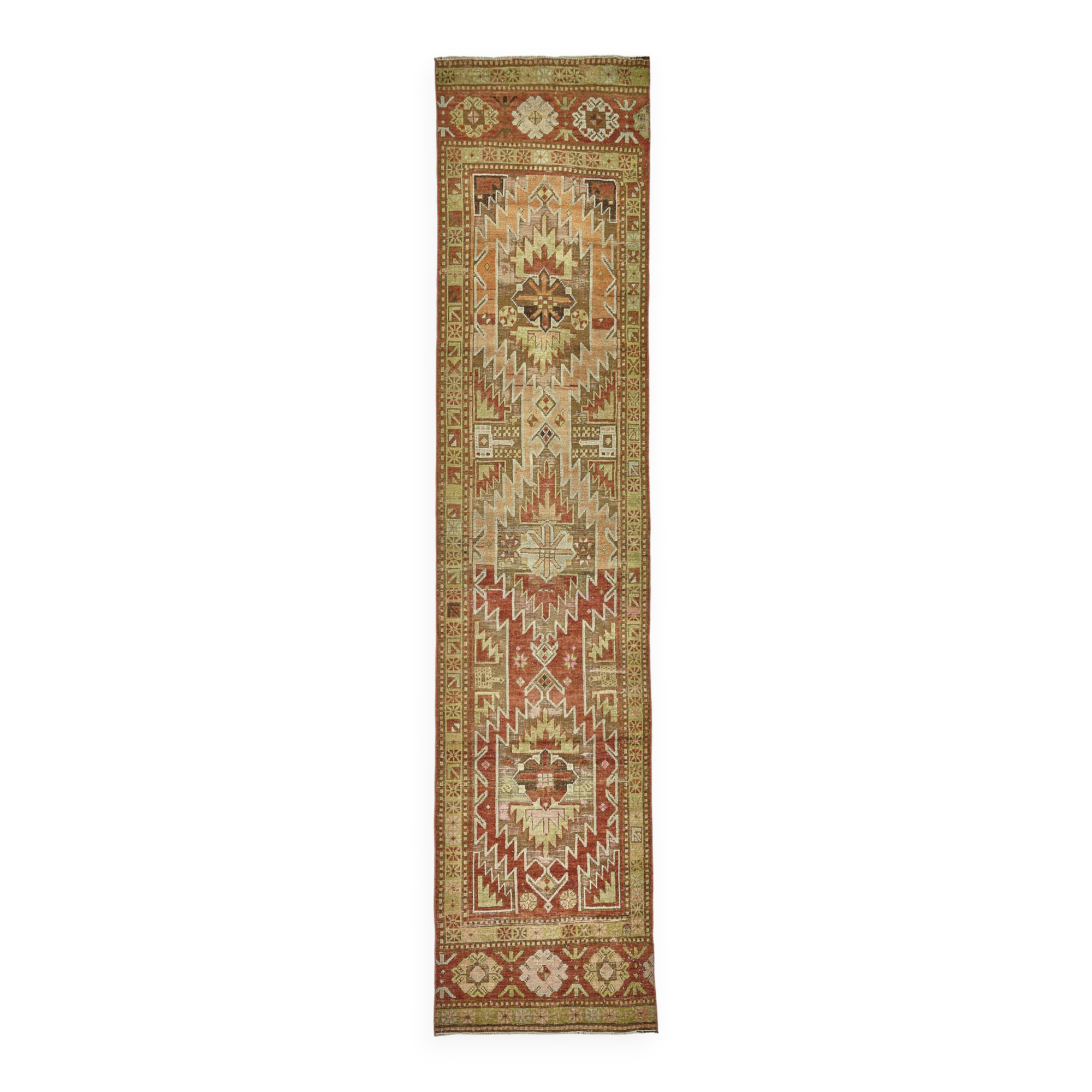Turkish Vintage Anatolian Rug 75 cm x 339 cm