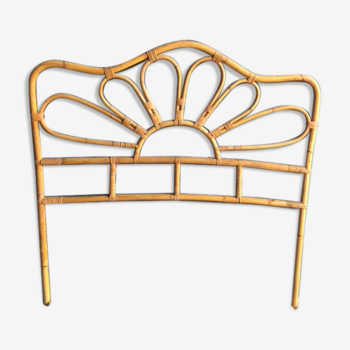 Vintage rattan headboard