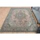 1970s Vintage Persian Handmade Wool Cotton Pink Oversized Rug 300x379