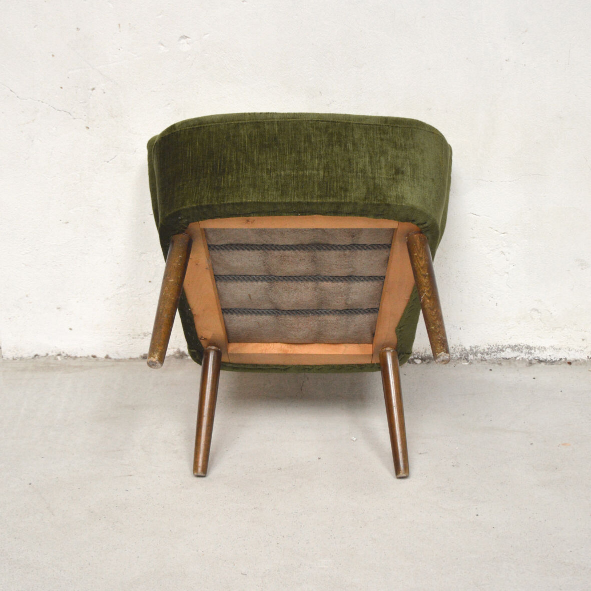 Velvet cocktail chair, 1960