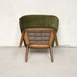 Velvet cocktail chair, 1960