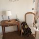Fauteuil Voltaire tissu bouclette