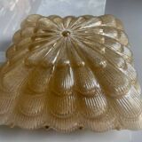 Murano Glass Light Pendants Set of 2 1980’s