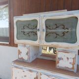 Mado chippy paint white sideboard