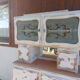 Mado chippy paint white sideboard