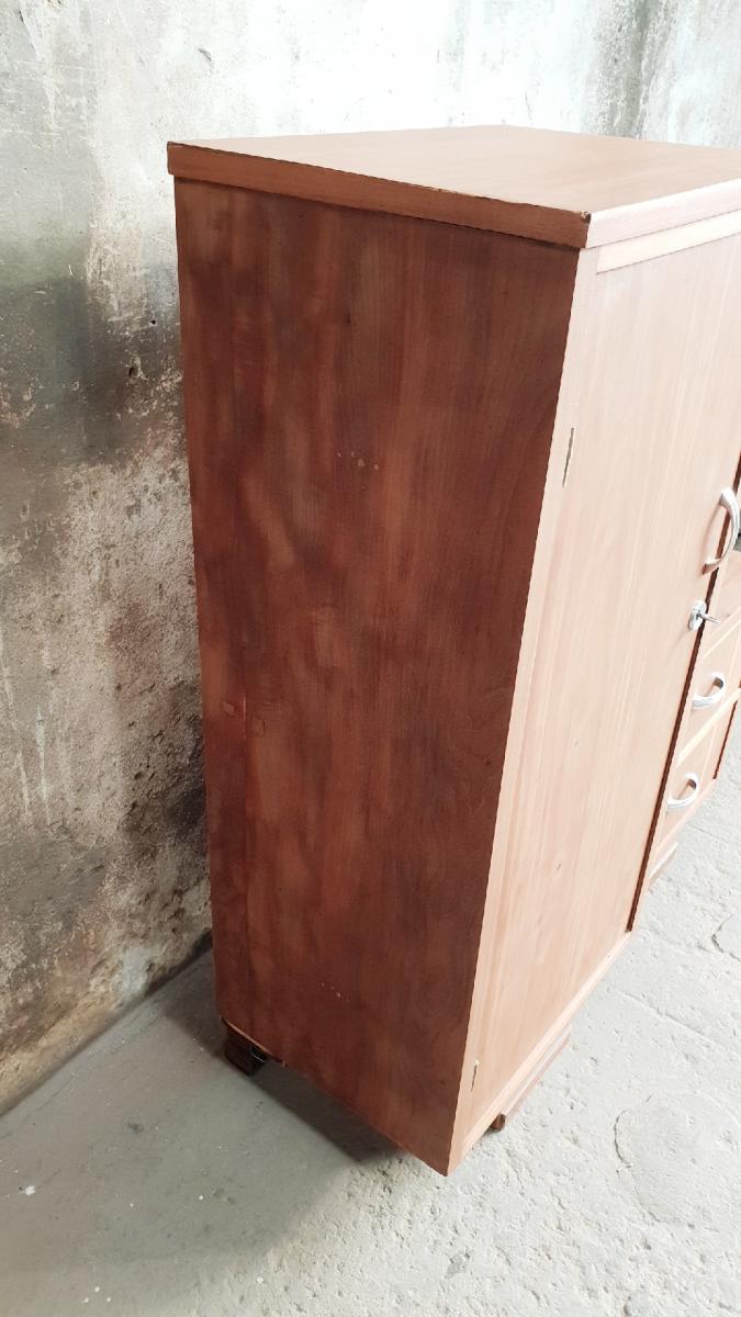 Vintage asymmetrical wardrobe