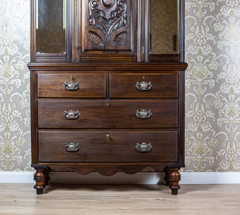 Scandinavian Walnut Buffet, 1930s