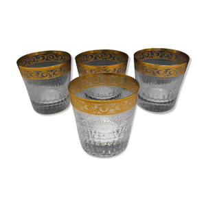 Ensemble de 4 verres - cristal saint