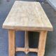 19th century solid oak farmhouse table 240cm