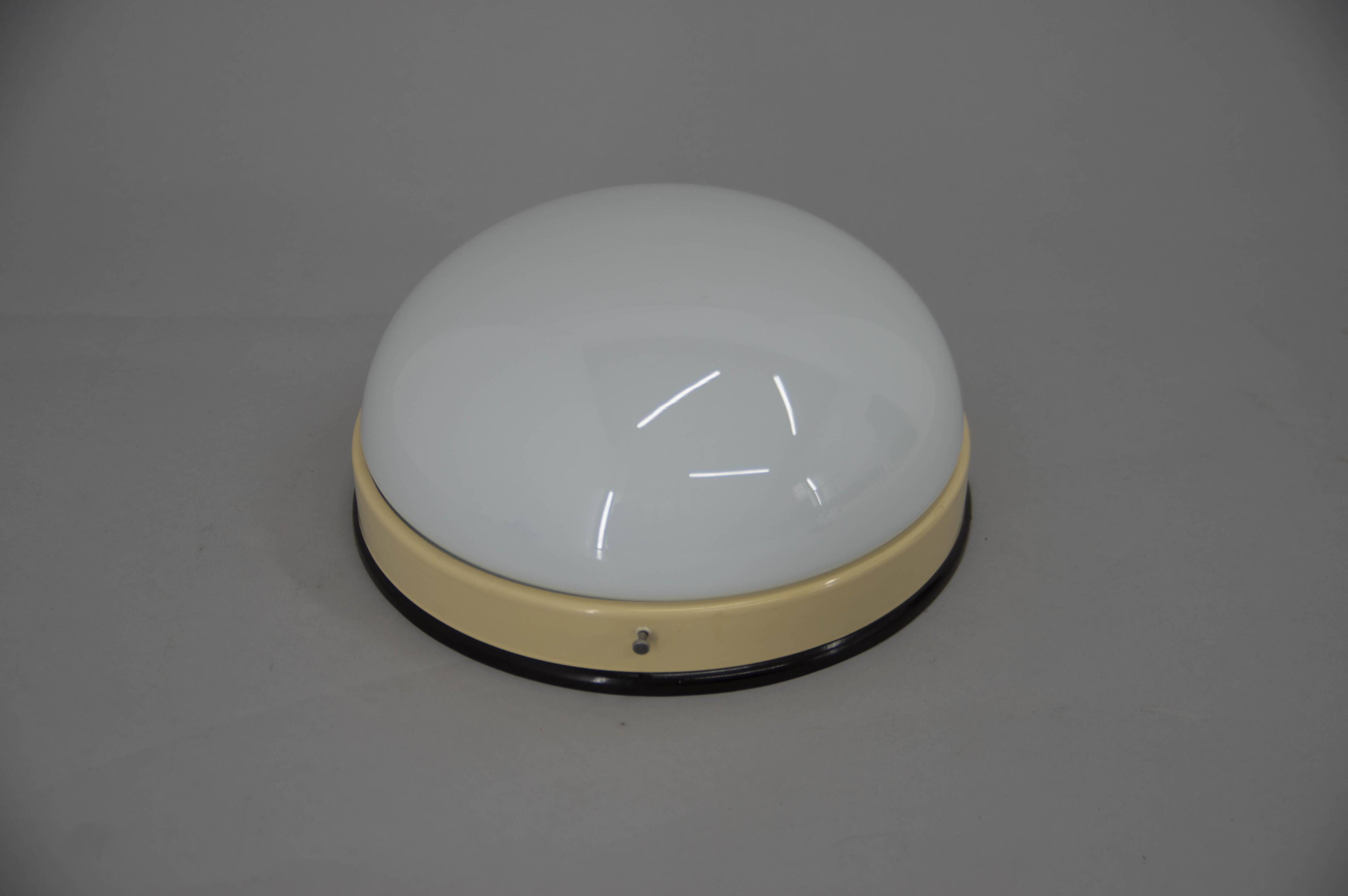 Bauhaus Flush Mounts or Wall Lamps, 1940, Restored, Up to 13 Items