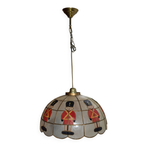 Suspension chambre d'enfant - noisette