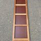 Vintage Scandinavian mirror in solid oak 42x148.