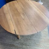 Vintage farmhouse coffee table with flaps