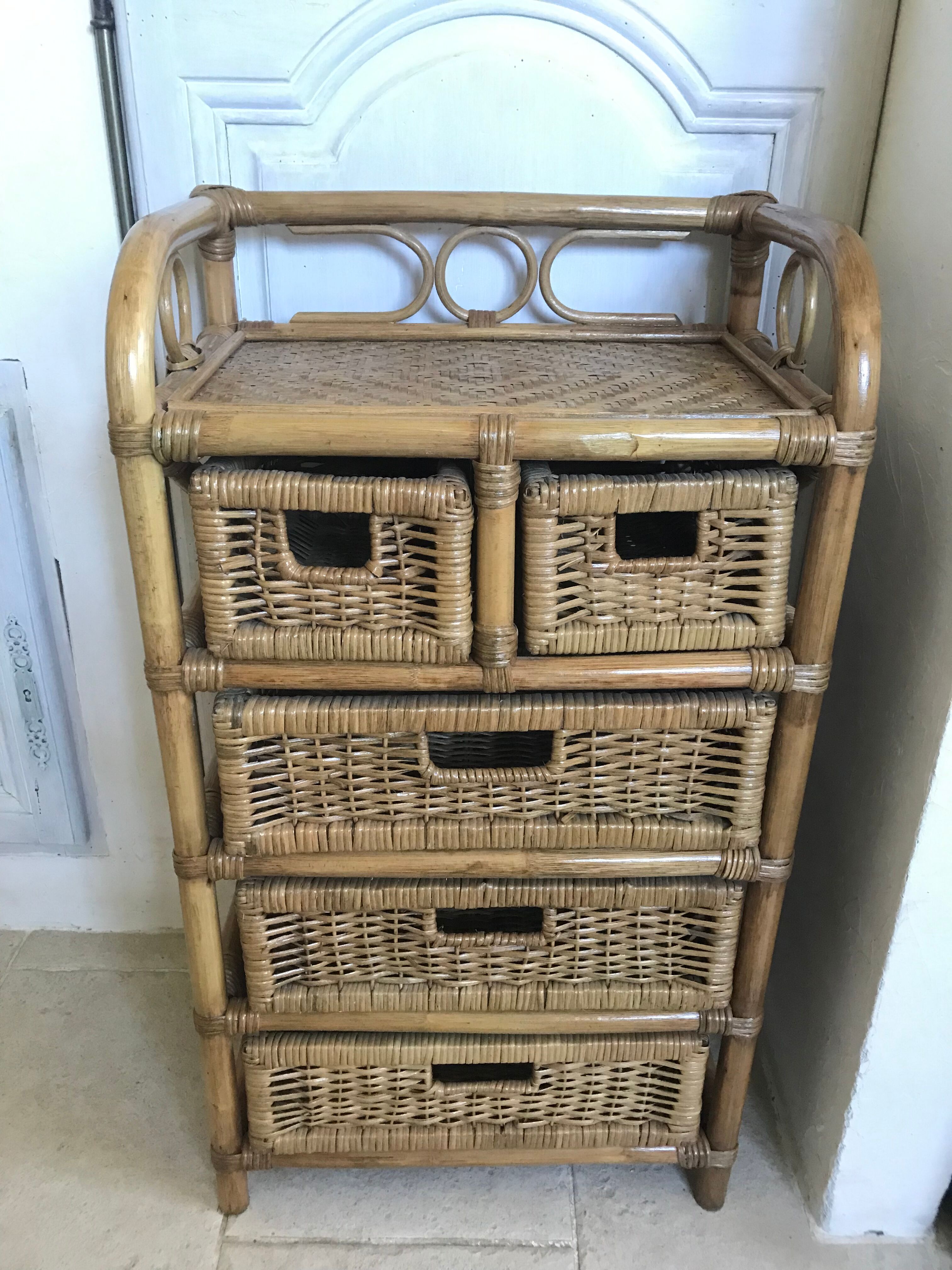 Vintage rattan clother