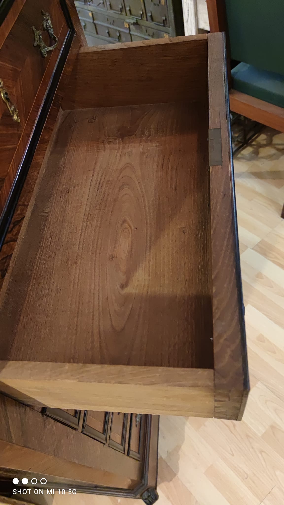 Weekly cabinet in rosewood from Rio and India and blackened pear Napoleon III