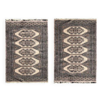 Pair of rugs from Pakistan - Dimensions: 0.64 X 1.04 cm