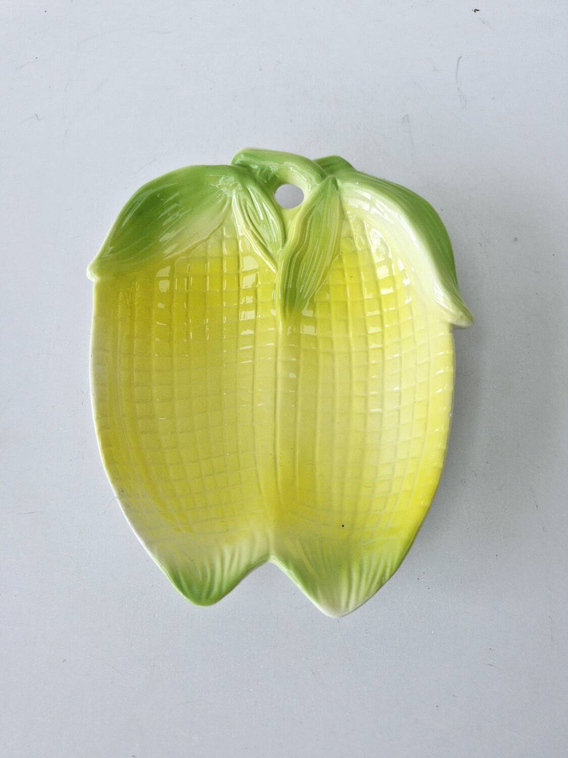 Small Vintage Ceramic Ramekin Cup Dish Corn Cob Shape