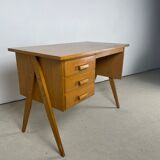 Desk feet compass in oak, 1950
