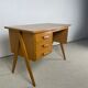 Desk feet compass in oak, 1950